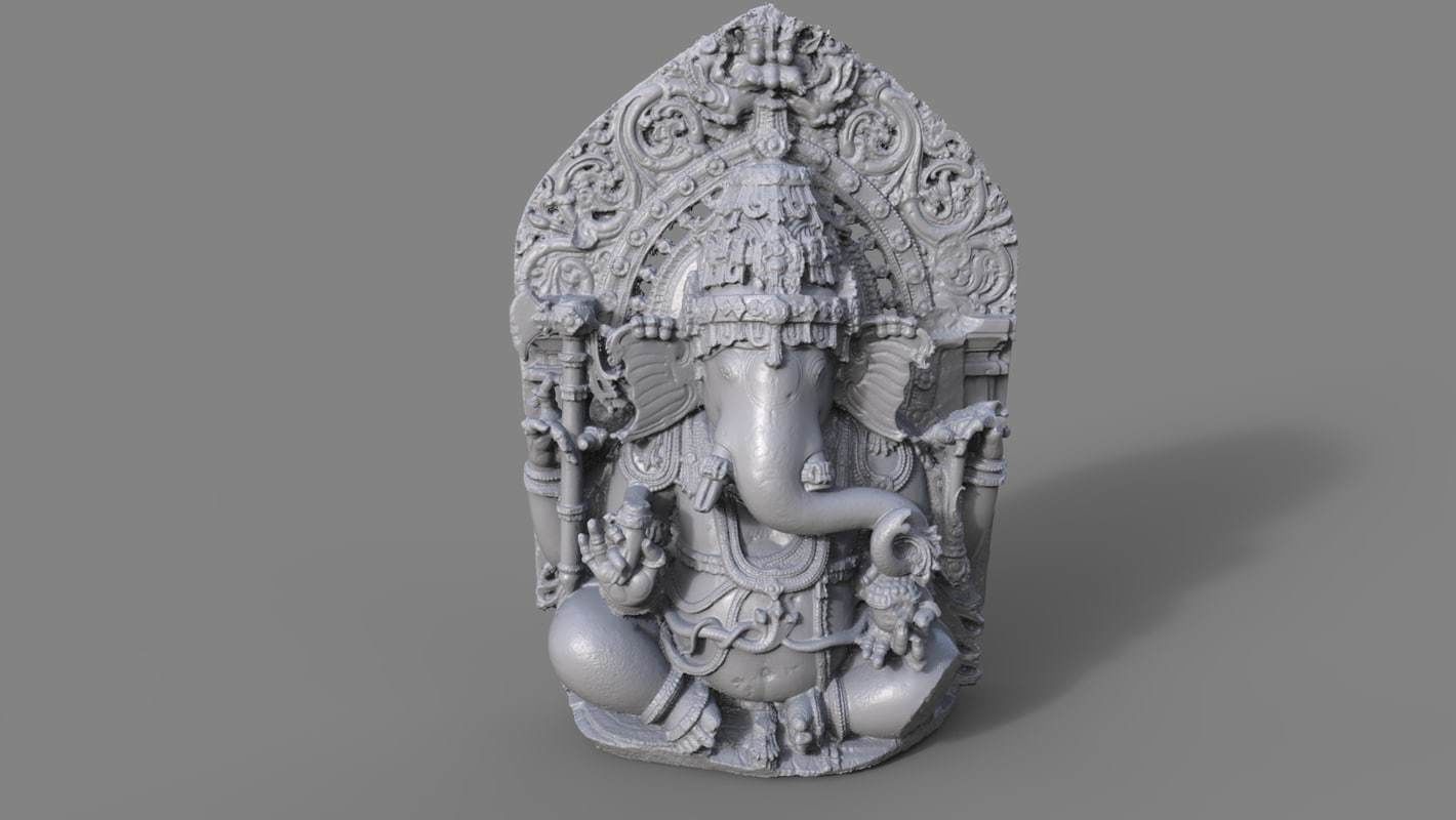 Ganesha statue 3D model_4