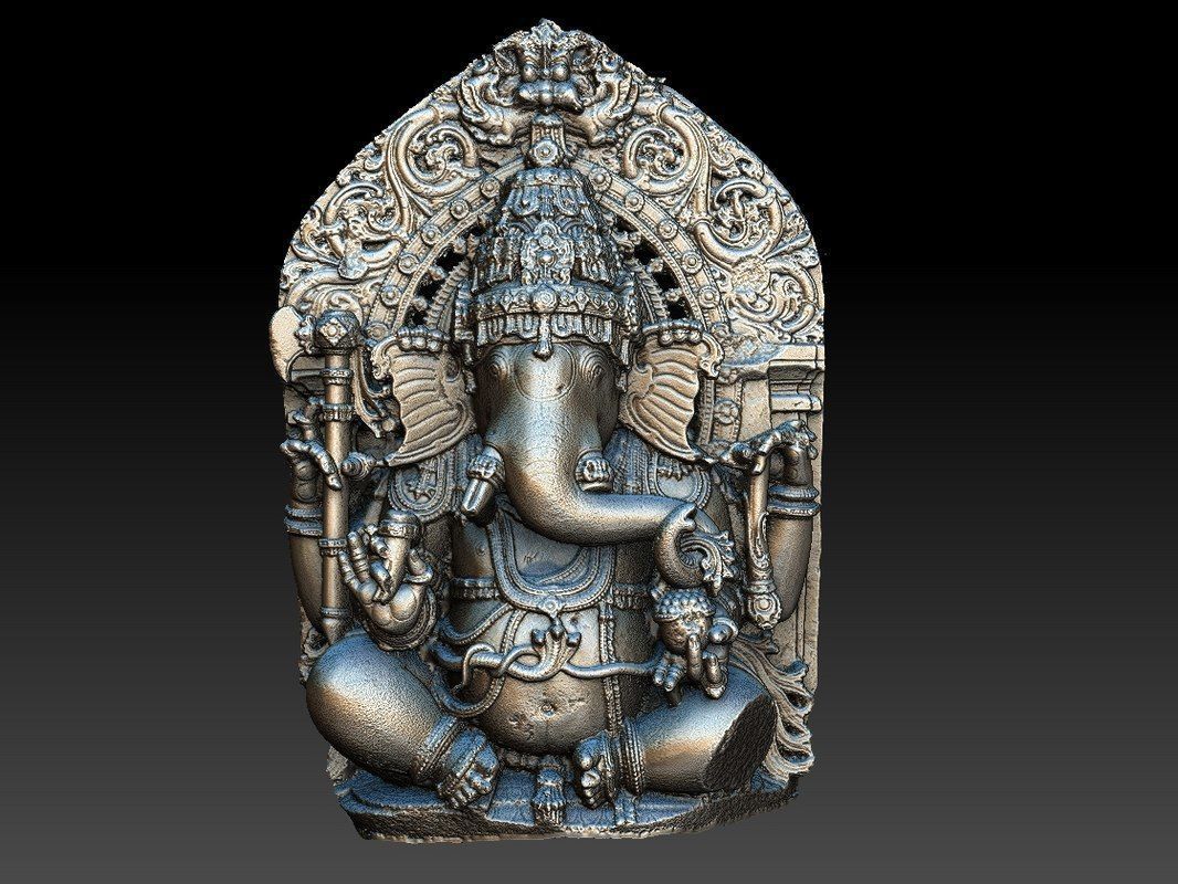 Ganesha statue 3D model_13