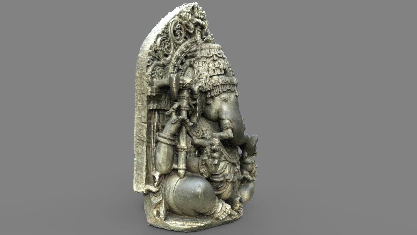 Ganesha statue 3D model_7