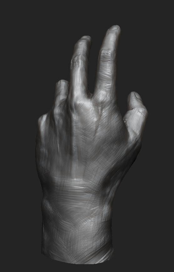 Hand study 3D model_1