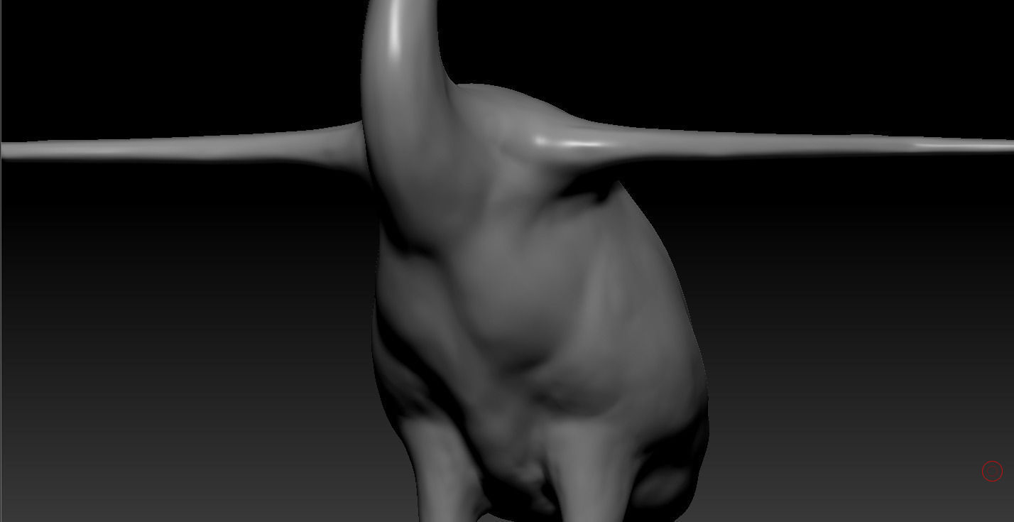 Crane Bird 3D model_3