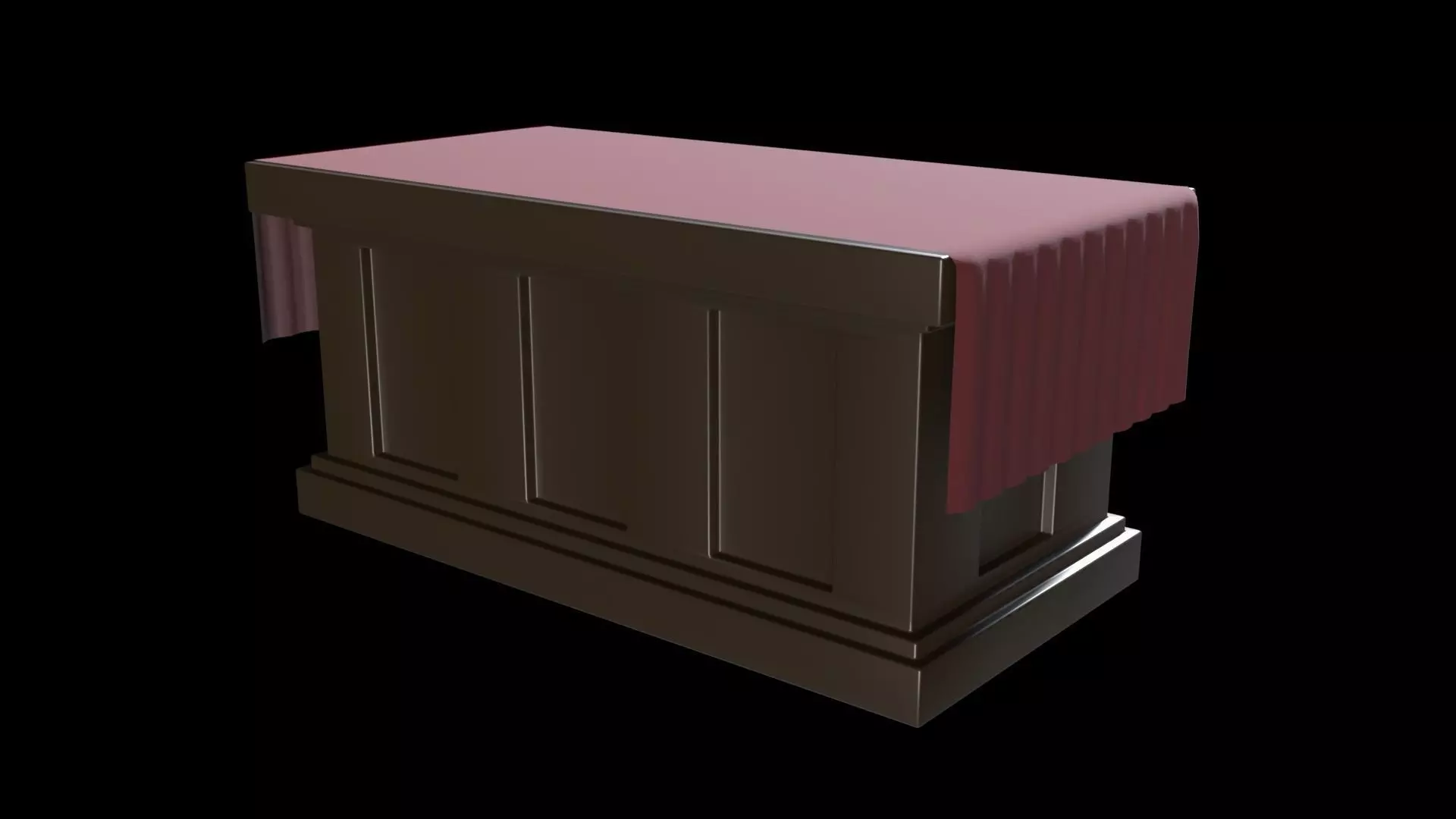 Church Altar V2 Low-poly 3D model
