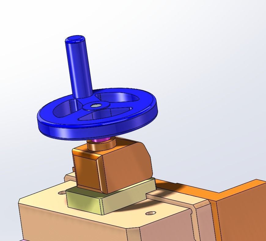 Z axis fine-turning laser module 3D model_3