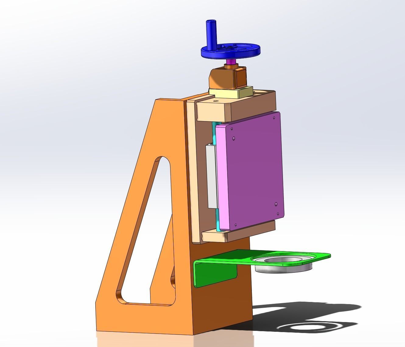 Z axis fine-turning laser module 3D model_5