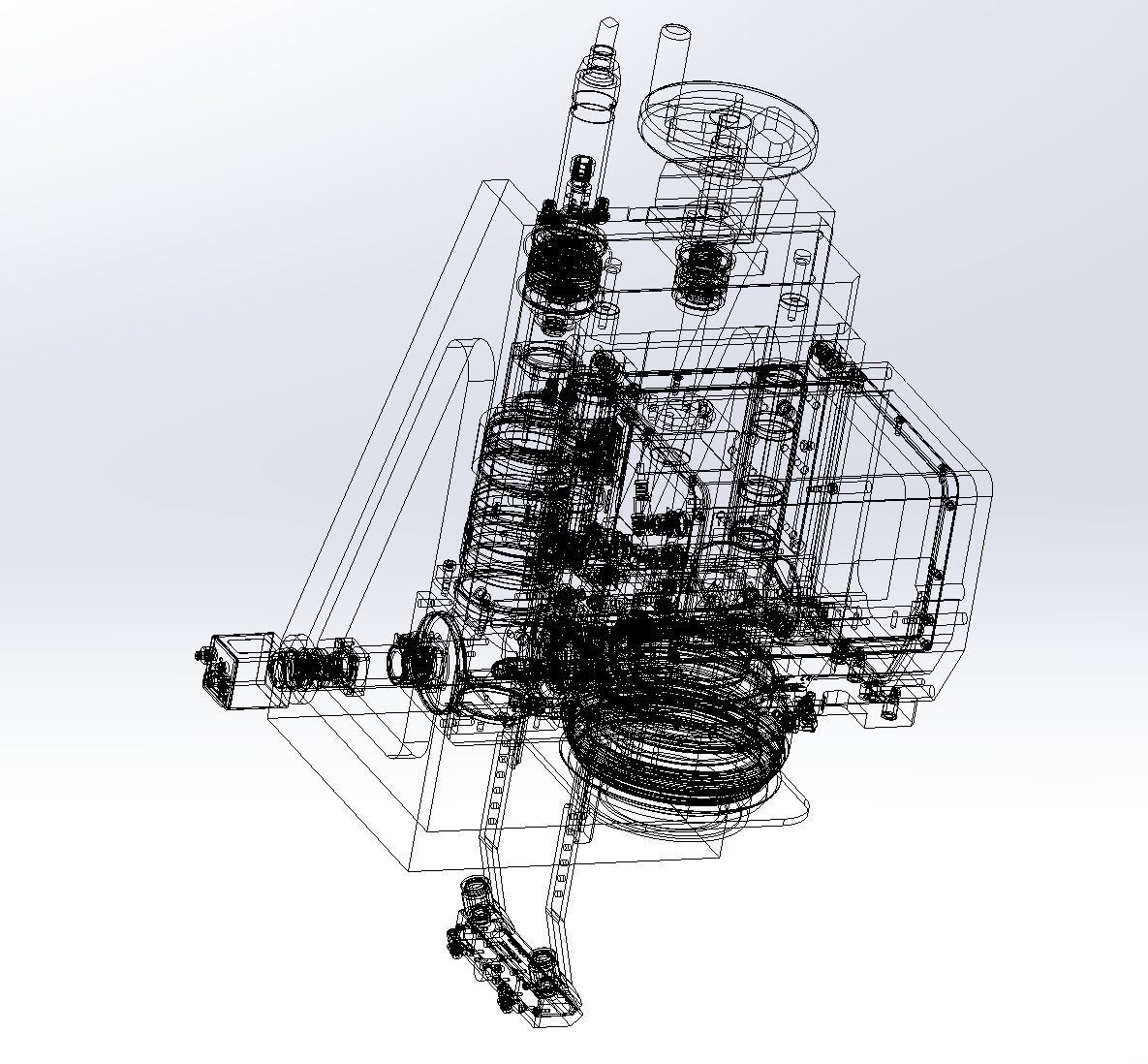 Z axis fine-turning laser module 3D model_2
