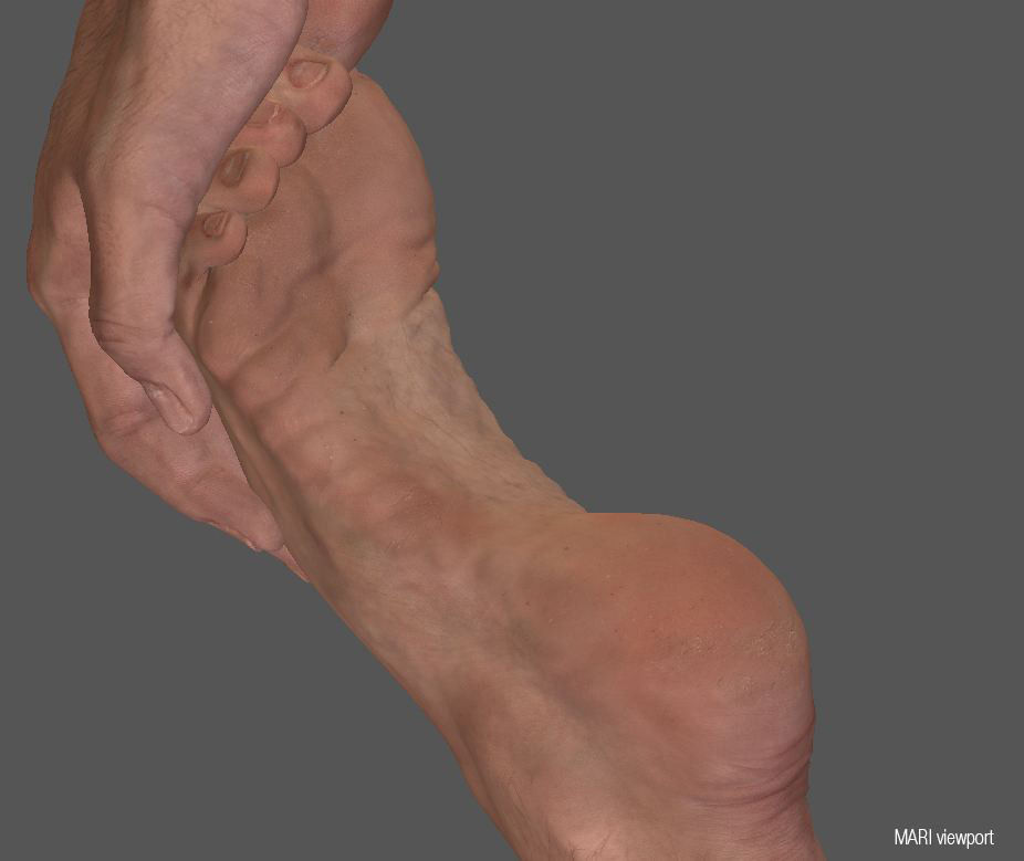 Hyper realistic Human Male Ballet Dancer Stretching 3D model_6