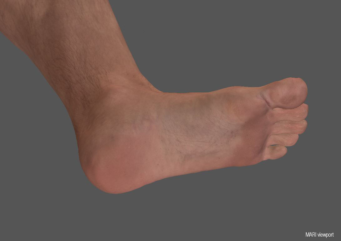 Hyper realistic Human Male Ballet Dancer Stretching 3D model_11