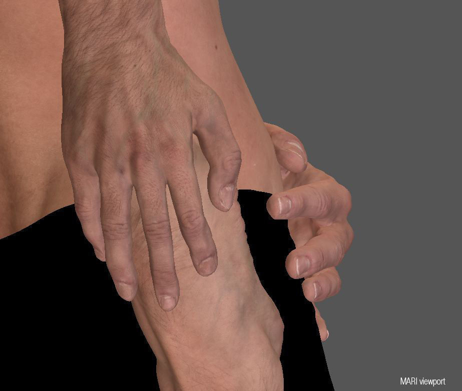 Hyper realistic Human Male Ballet Dancer Stretching 3D model_9