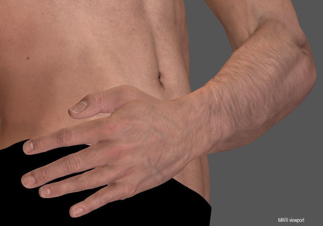 Hyper realistic Human Male Ballet Dancer Stretching 3D model_4