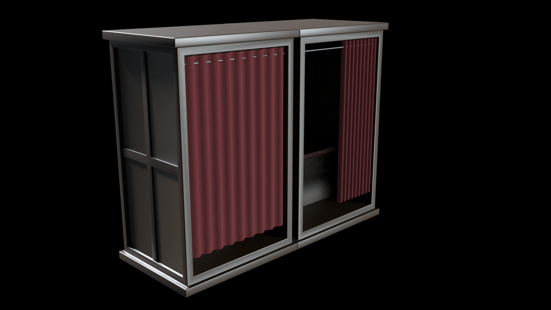 Church Furniture Asset Pack V2 Low-poly 3D model_13