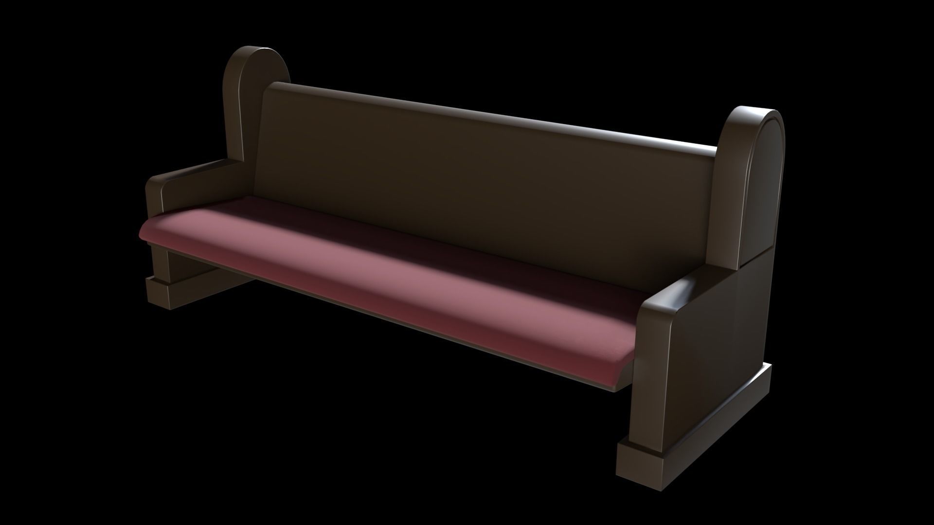 Church Furniture Asset Pack V2 Low-poly 3D model_14