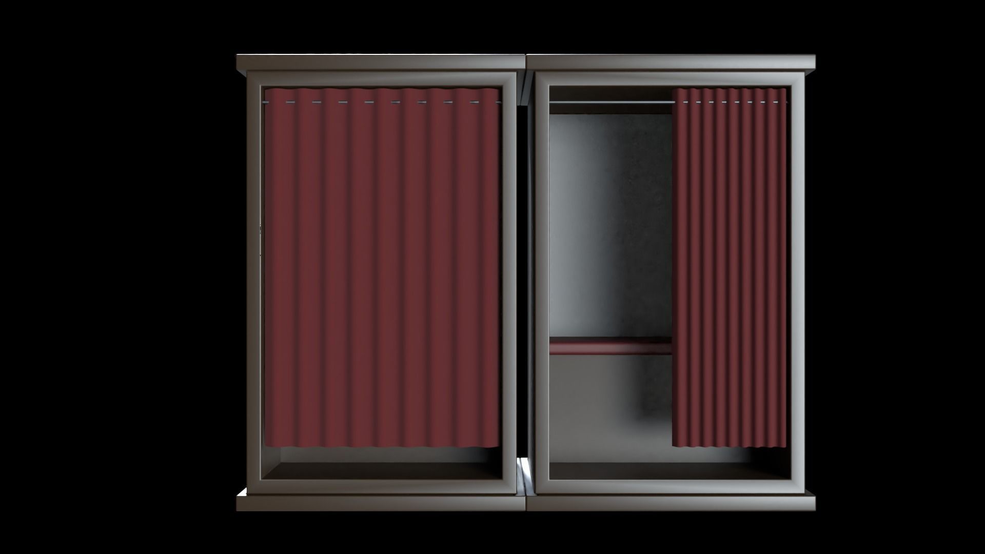 Church Furniture Asset Pack V2 Low-poly 3D model_12