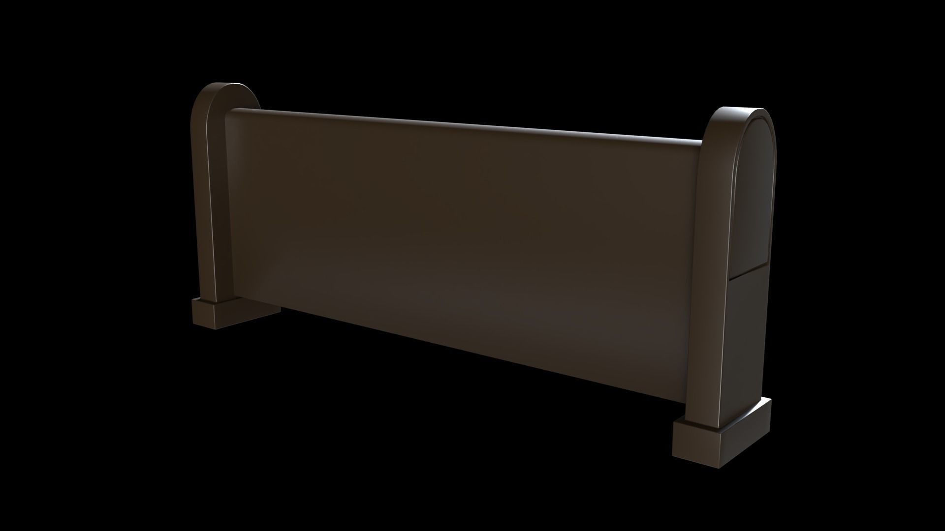 Church Furniture Asset Pack V2 Low-poly 3D model_17