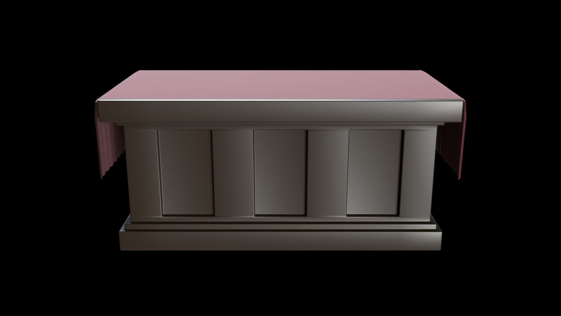 Church Furniture Asset Pack V2 Low-poly 3D model_33