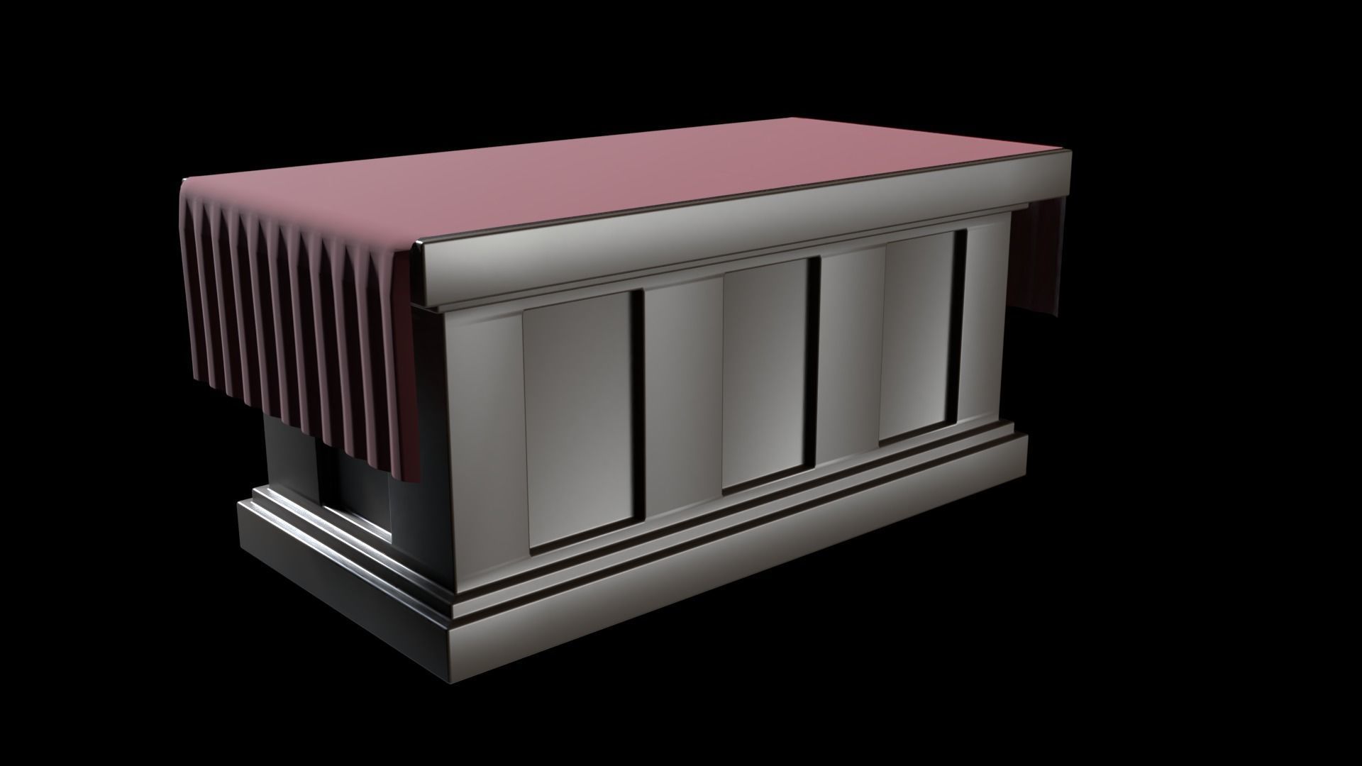 Church Furniture Asset Pack V2 Low-poly 3D model_34