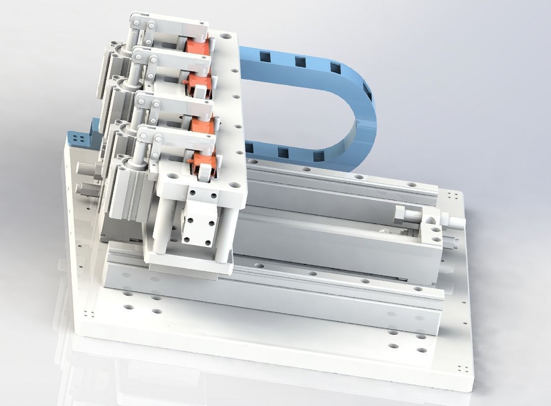 Hinge locating mechanism 3D model_4
