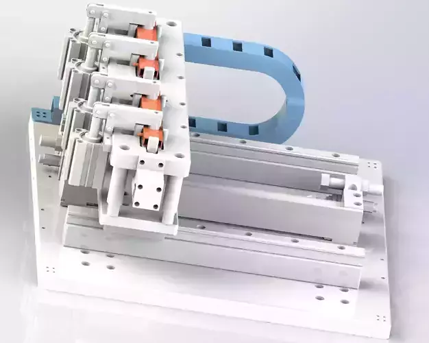 Hinge locating mechanism 3D model