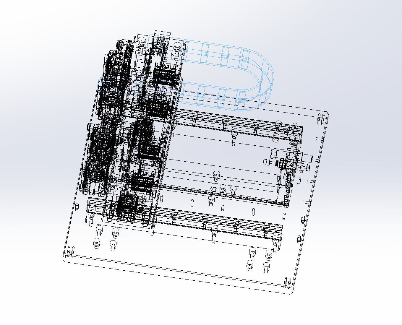 Hinge locating mechanism 3D model_5