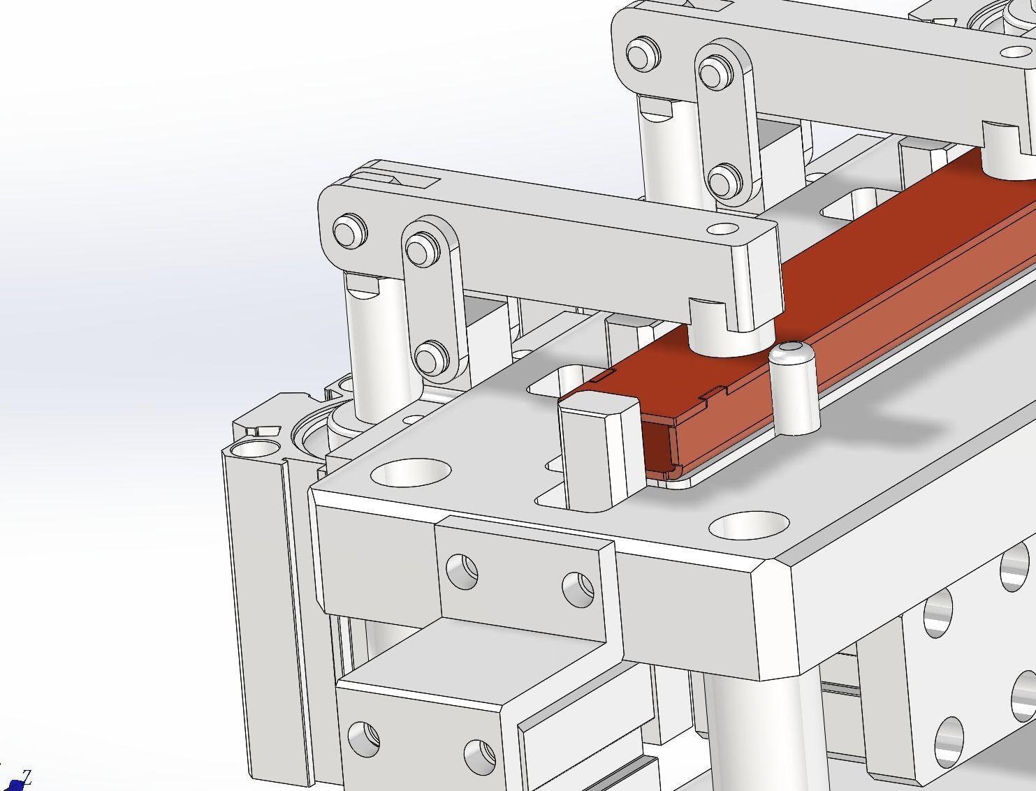 Hinge locating mechanism 3D model_2