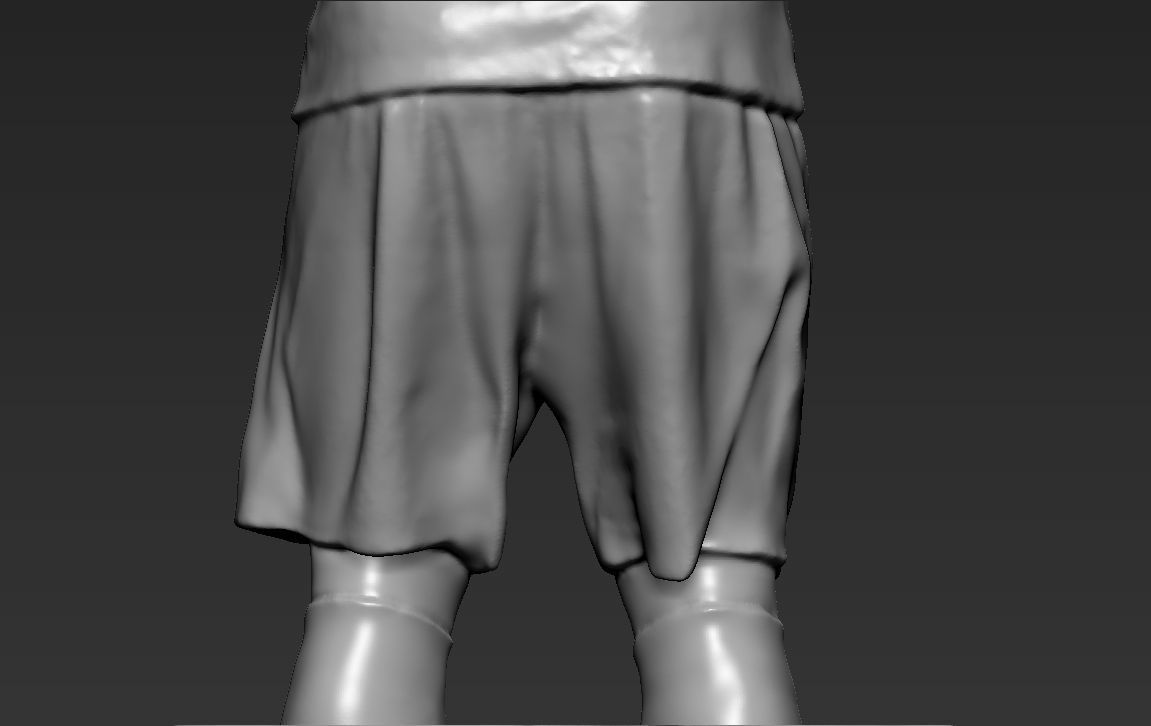 Cristiano Ronaldo with Throphies for 3D printing 3D print model_35