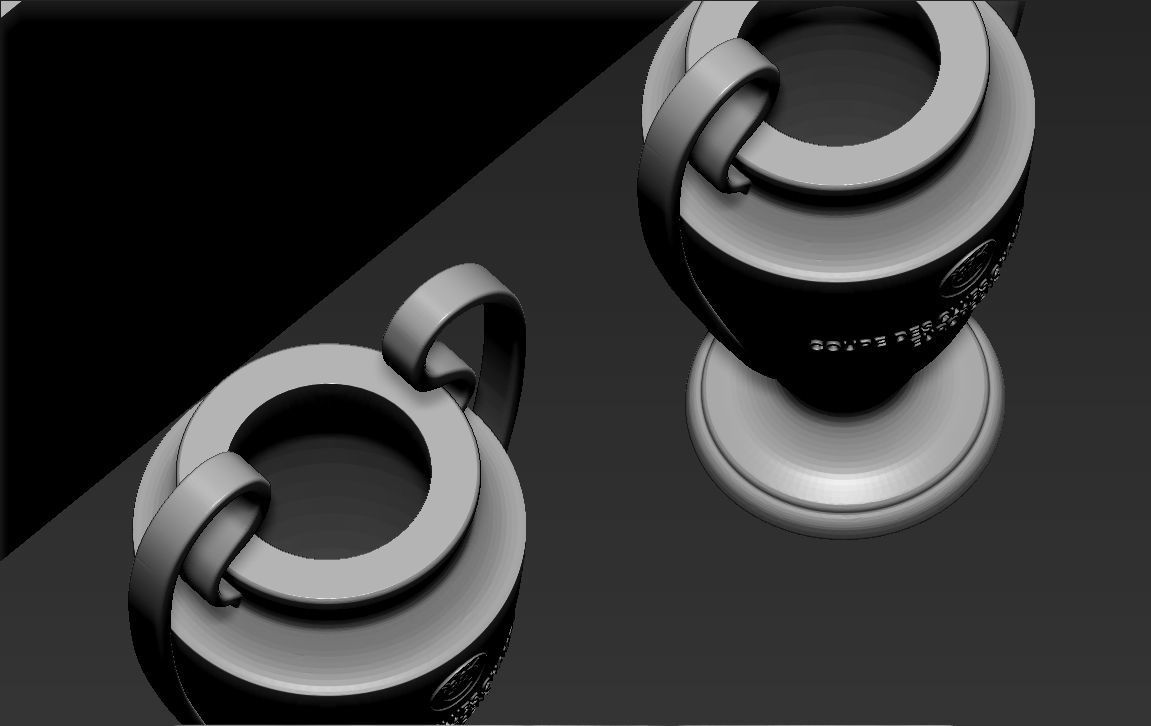 Cristiano Ronaldo with Throphies for 3D printing 3D print model_22