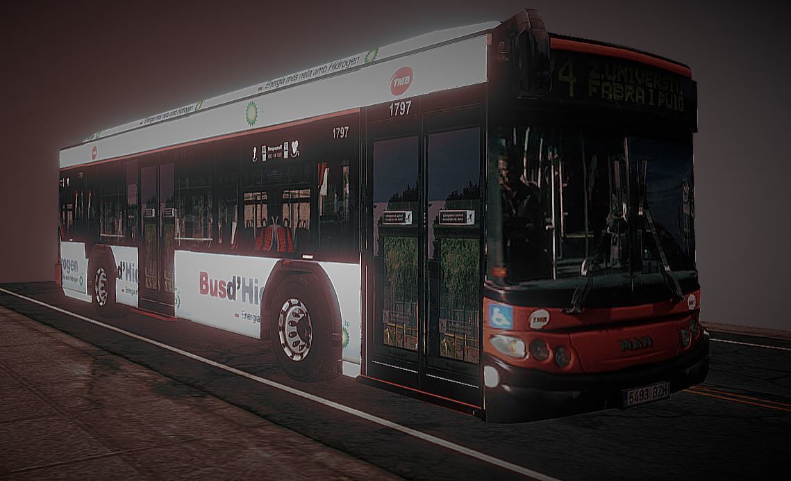 Autobus bus street Free low-poly 3D model_3