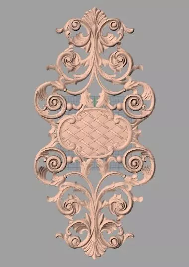Artcam 3D relief STL models for CNC woodworking E102 3D model_0