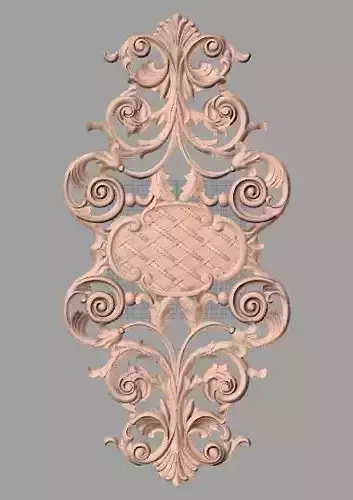 Artcam 3D relief STL models for CNC woodworking E102