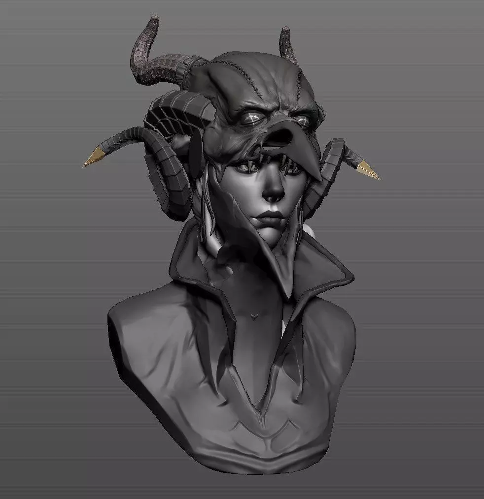 Witcher Female 3D print model