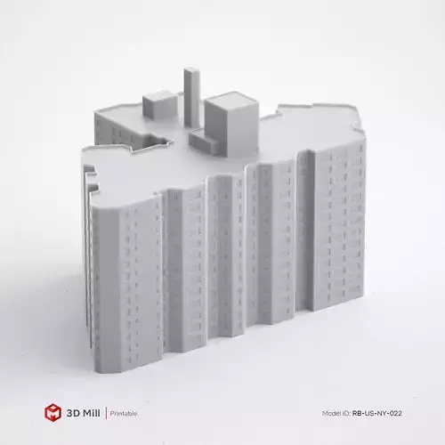 3D Print miniature building RB-US-NY-022