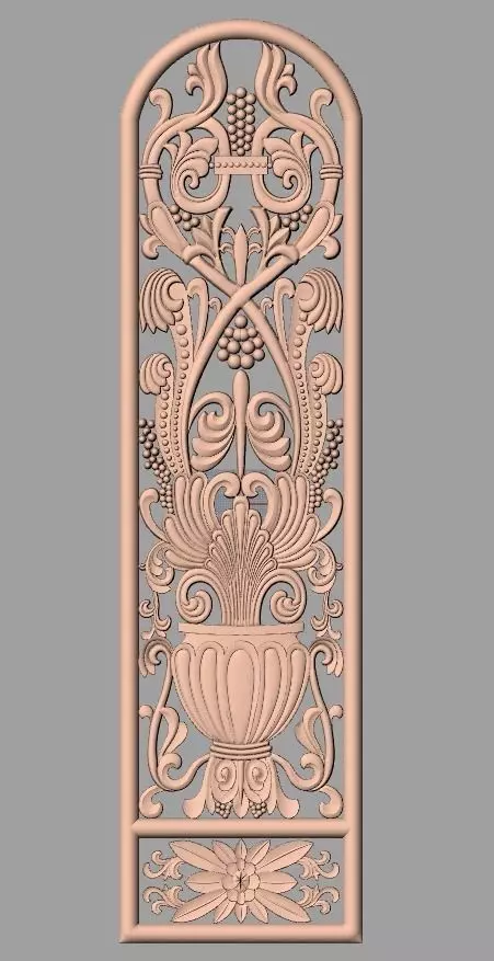 Artcam 3D relief STL models for CNC woodworking E103 3D model_0