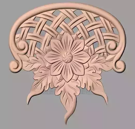 Artcam 3D relief STL models for CNC woodworking E105 3D model