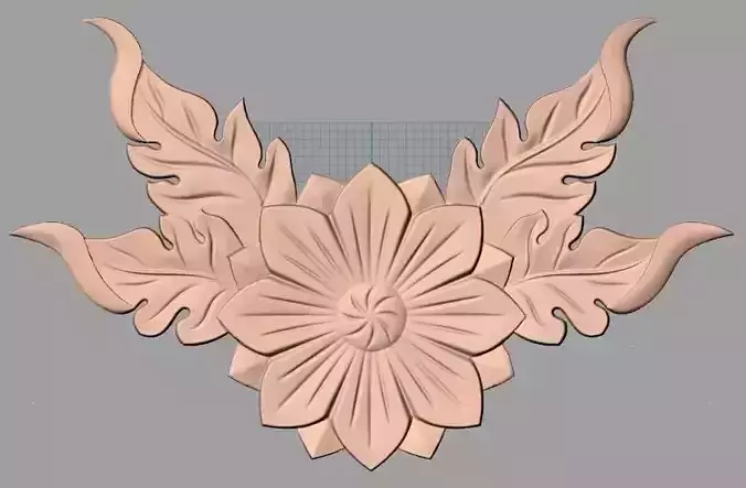 Artcam 3D relief STL models for CNC woodworking E107