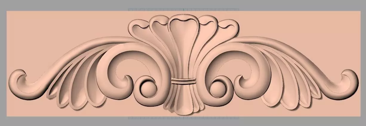 Artcam 3D relief STL models for CNC woodworking E108 3D model_0