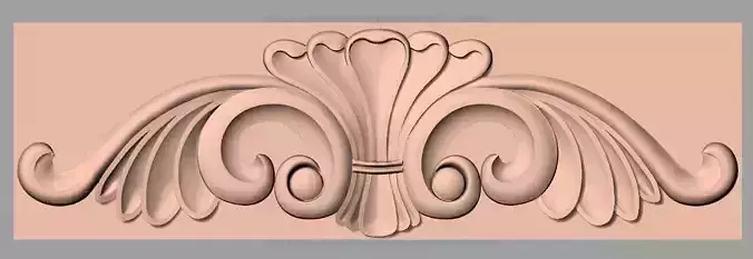Artcam 3D relief STL models for CNC woodworking E108