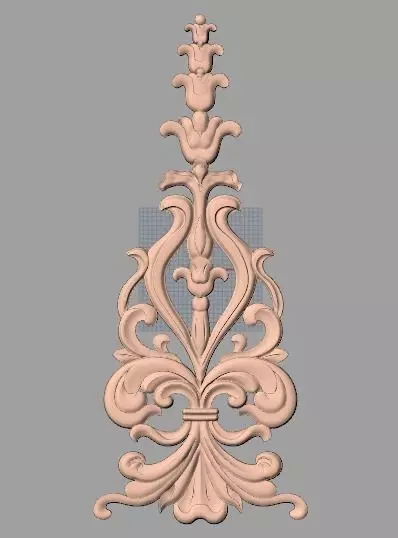 Artcam 3D relief STL models for CNC woodworking E110 3D model_0