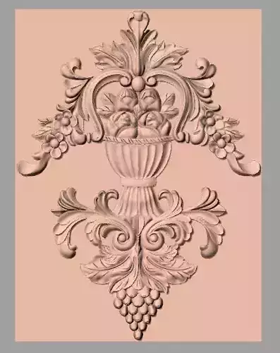 Artcam 3D relief STL models for CNC woodworking E112