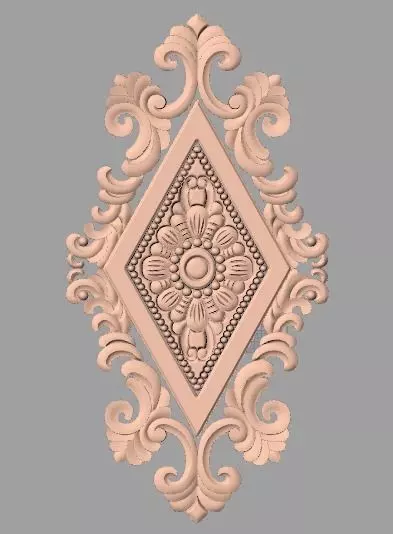 Artcam 3D relief STL models for CNC woodworking E113 3D model_0