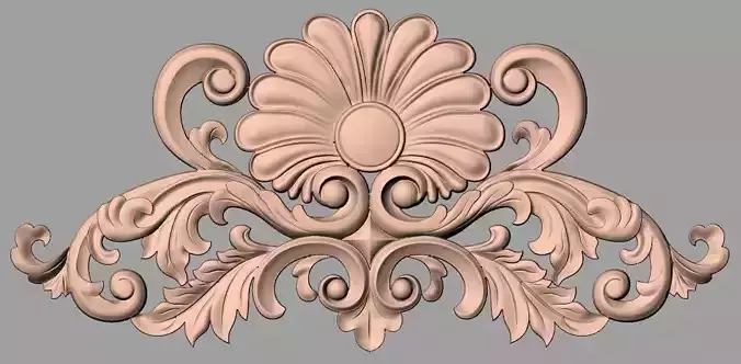 Artcam 3D relief STL models for CNC woodworking E114 3D model
