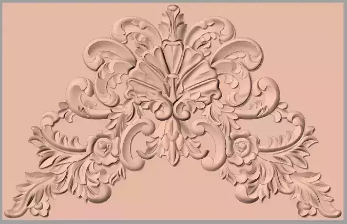 Artcam 3D relief STL models for CNC woodworking E115