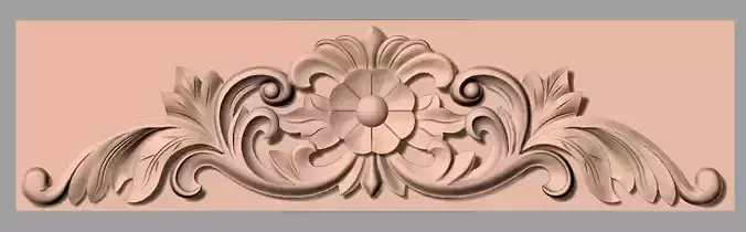 Artcam 3D relief STL models for CNC woodworking E117