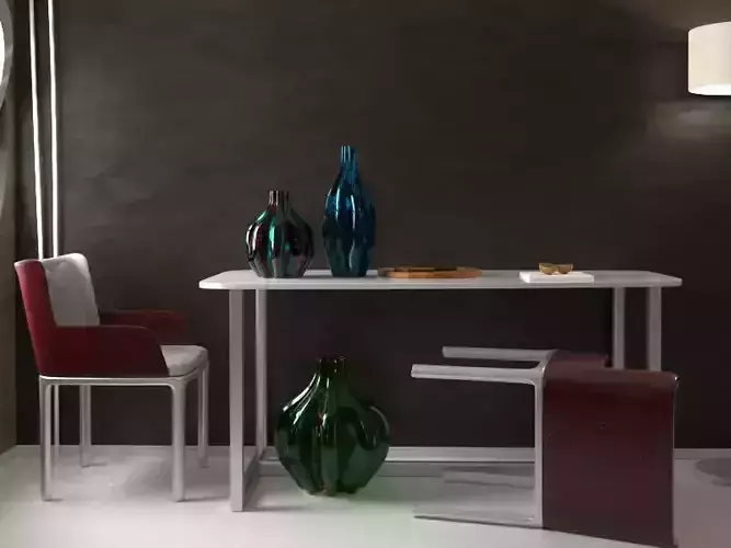Simple interior setup-Corona Cinema4D