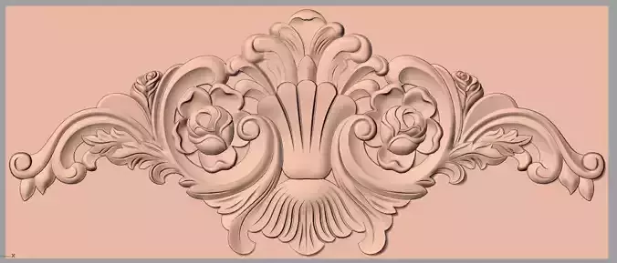Artcam 3D relief STL models for CNC woodworking E119
