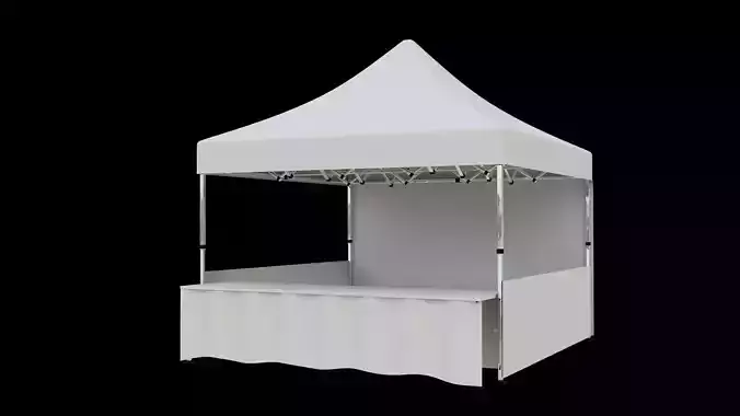 Marketing tent 4x4m 3D model