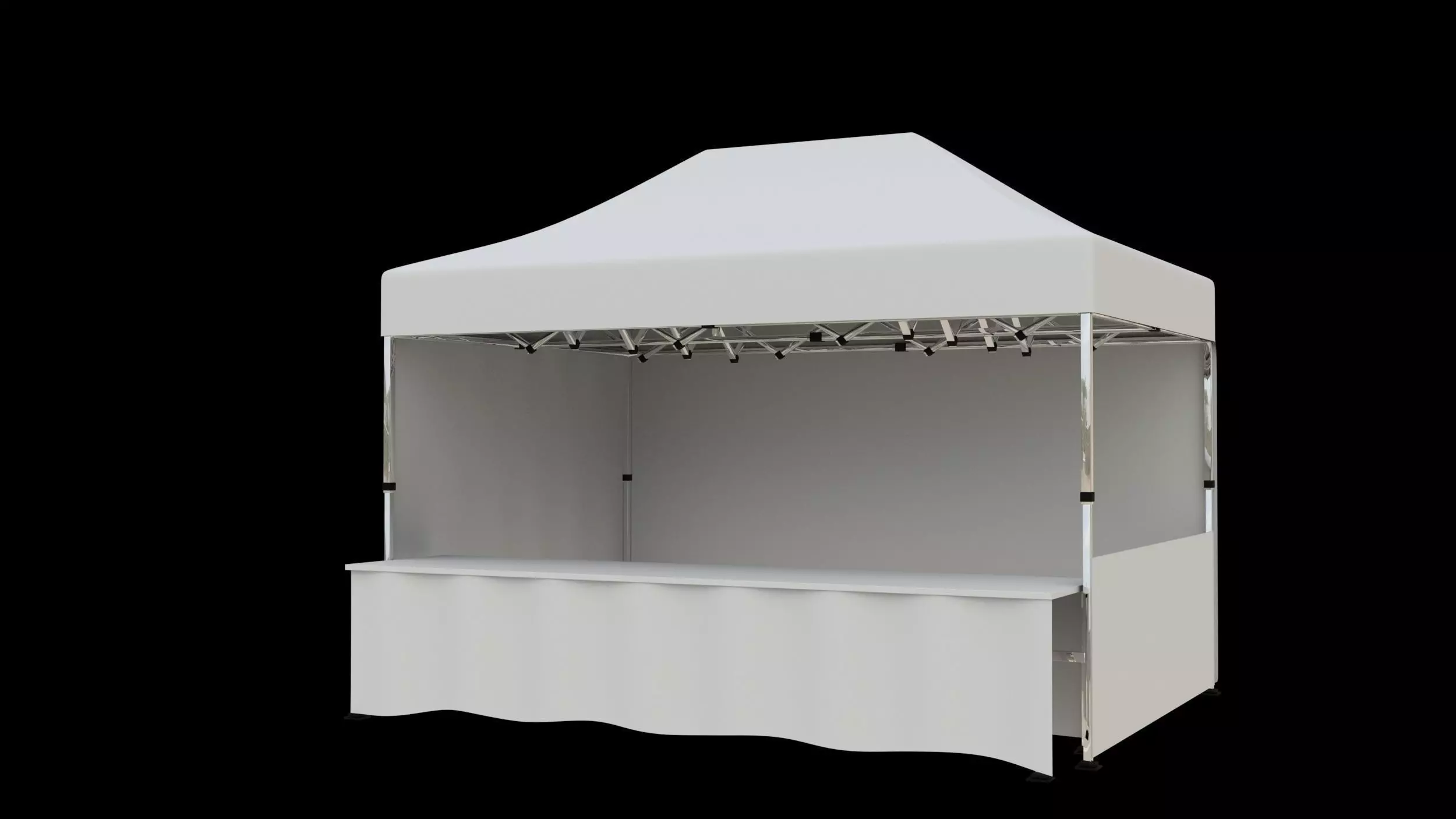 Marketing tent 4-5x3 m 3D model_0