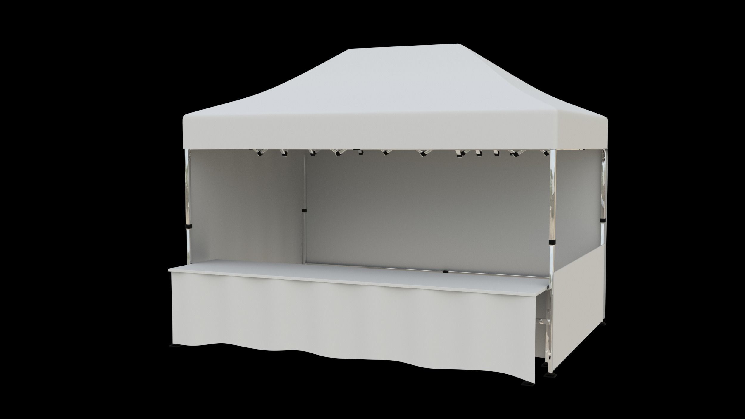 Marketing tent 4-5x3 m 3D model_5