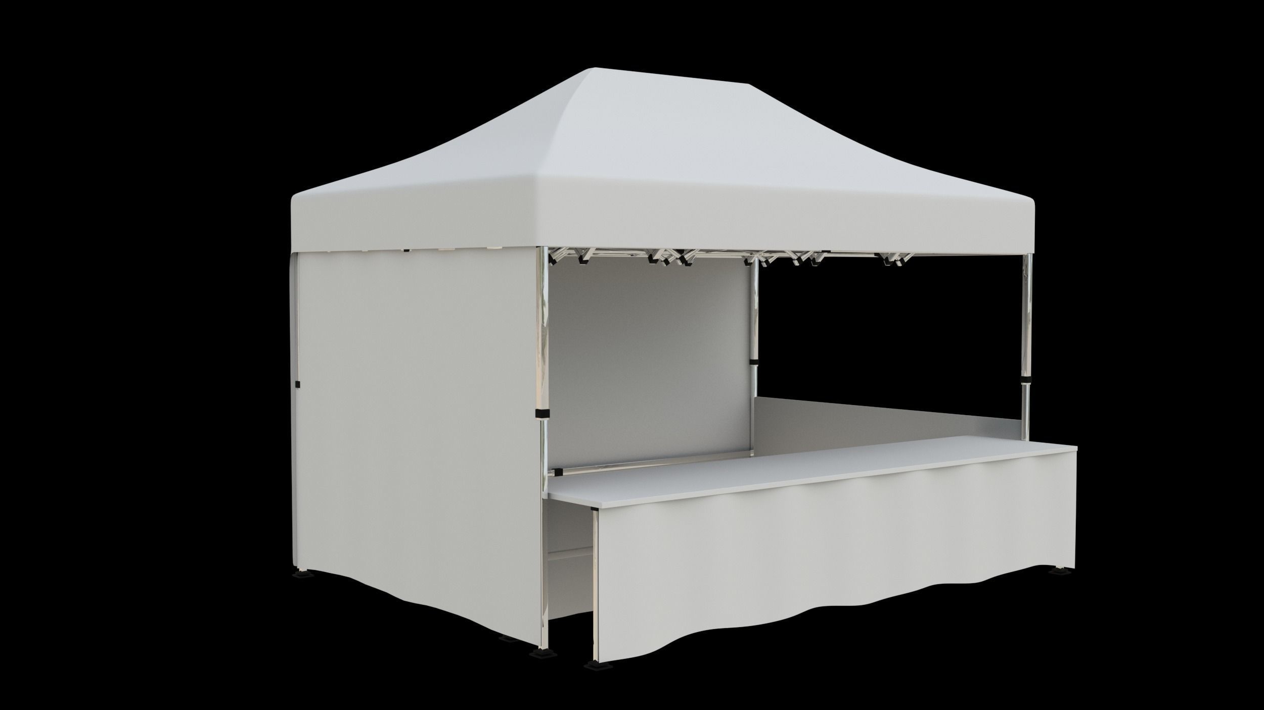 Marketing tent 4-5x3 m 3D model_2