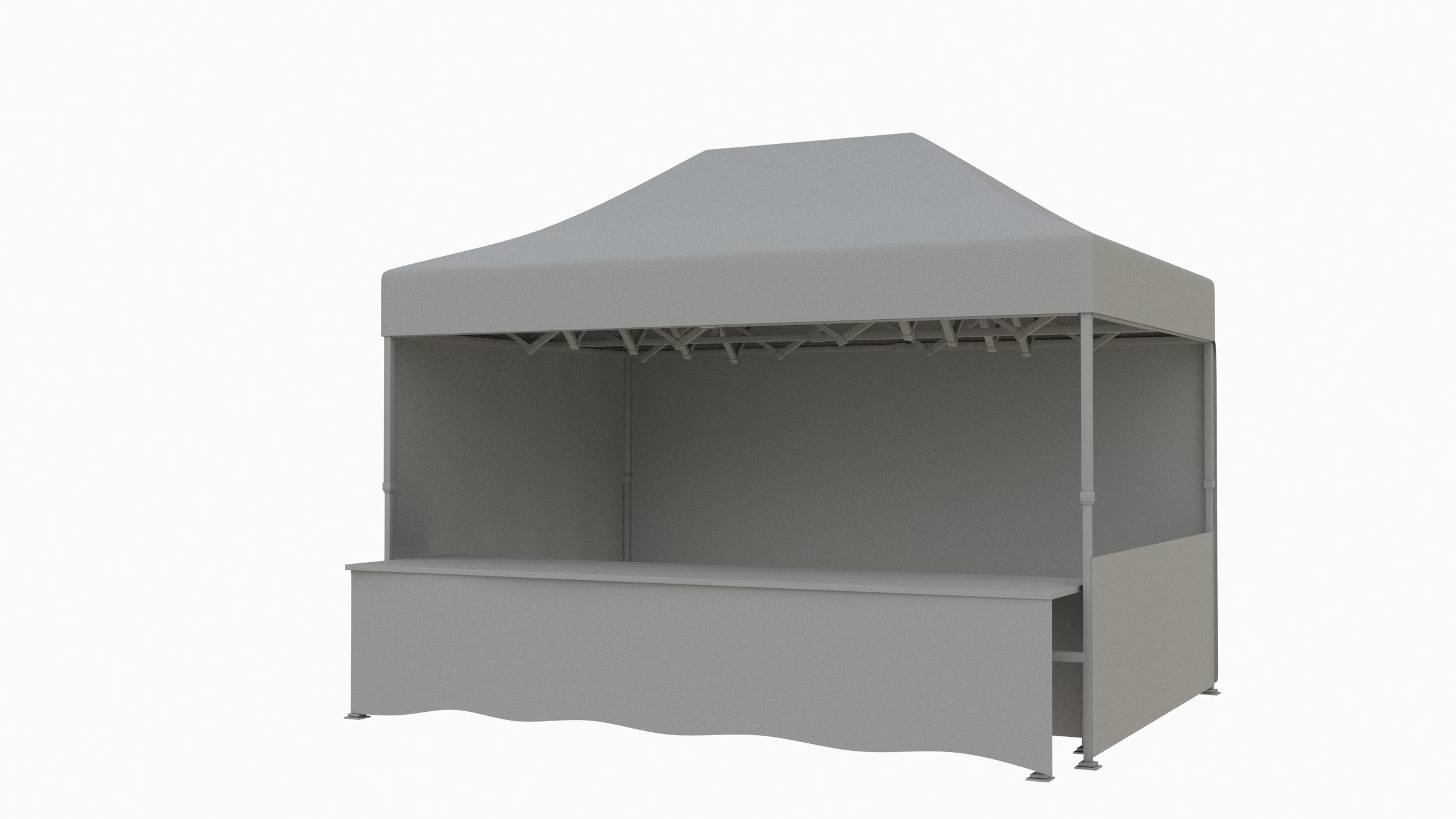 Marketing tent 4-5x3 m 3D model_4