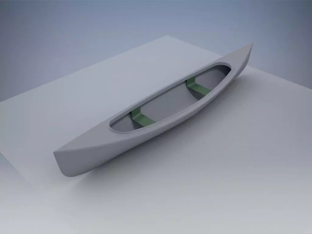 Canadian canoe Free 3D print model