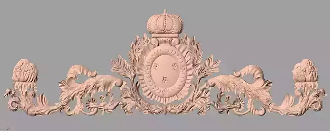 Artcam 3D relief STL models for CNC woodworking E126